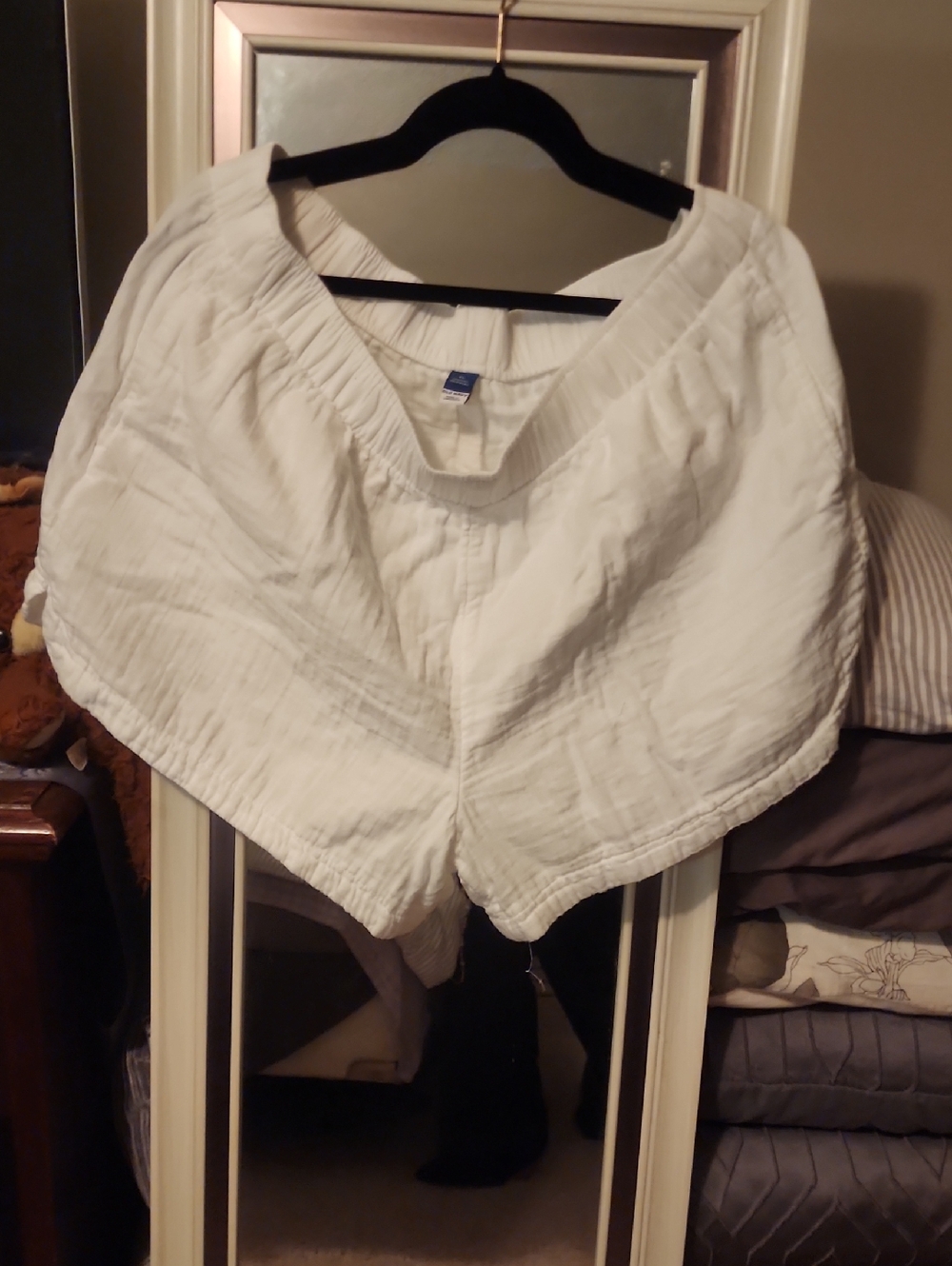 NWOT- Old Navy, Xl- Women’s White Cotton Gauze Shorts - Lightweight Casual